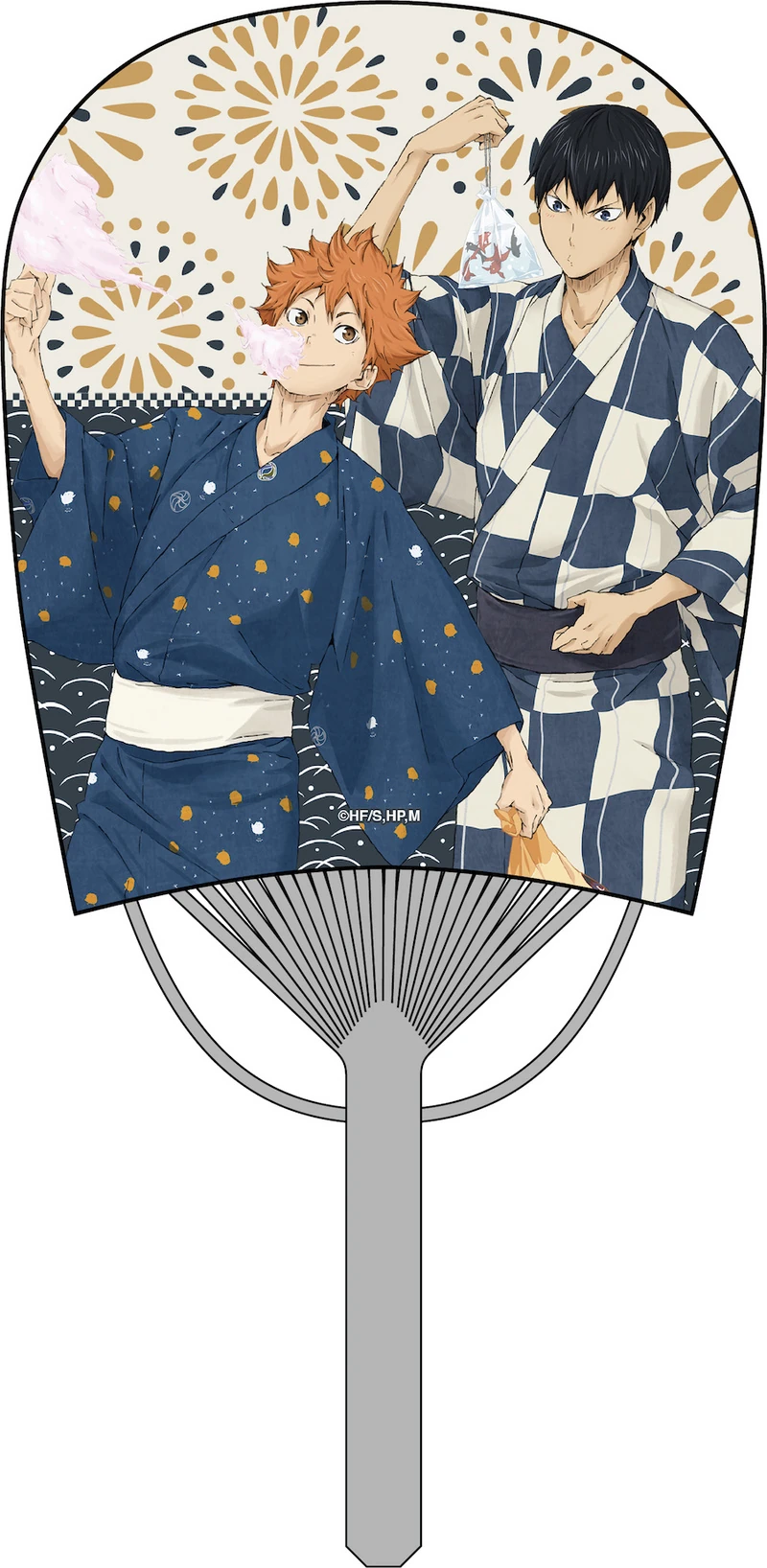 Hinata & Kageyama - Haikyu!! To The Top - Mini Oval Uchiwa / Fächer - Movic