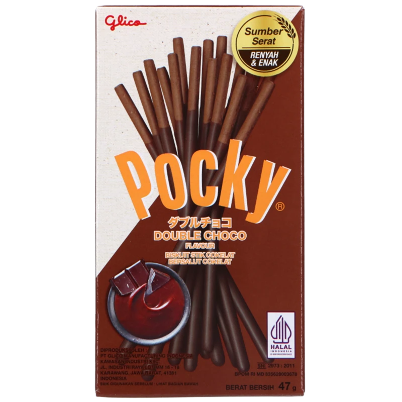 Pocky - Double Choco Schokoladenüberzug von GLICO