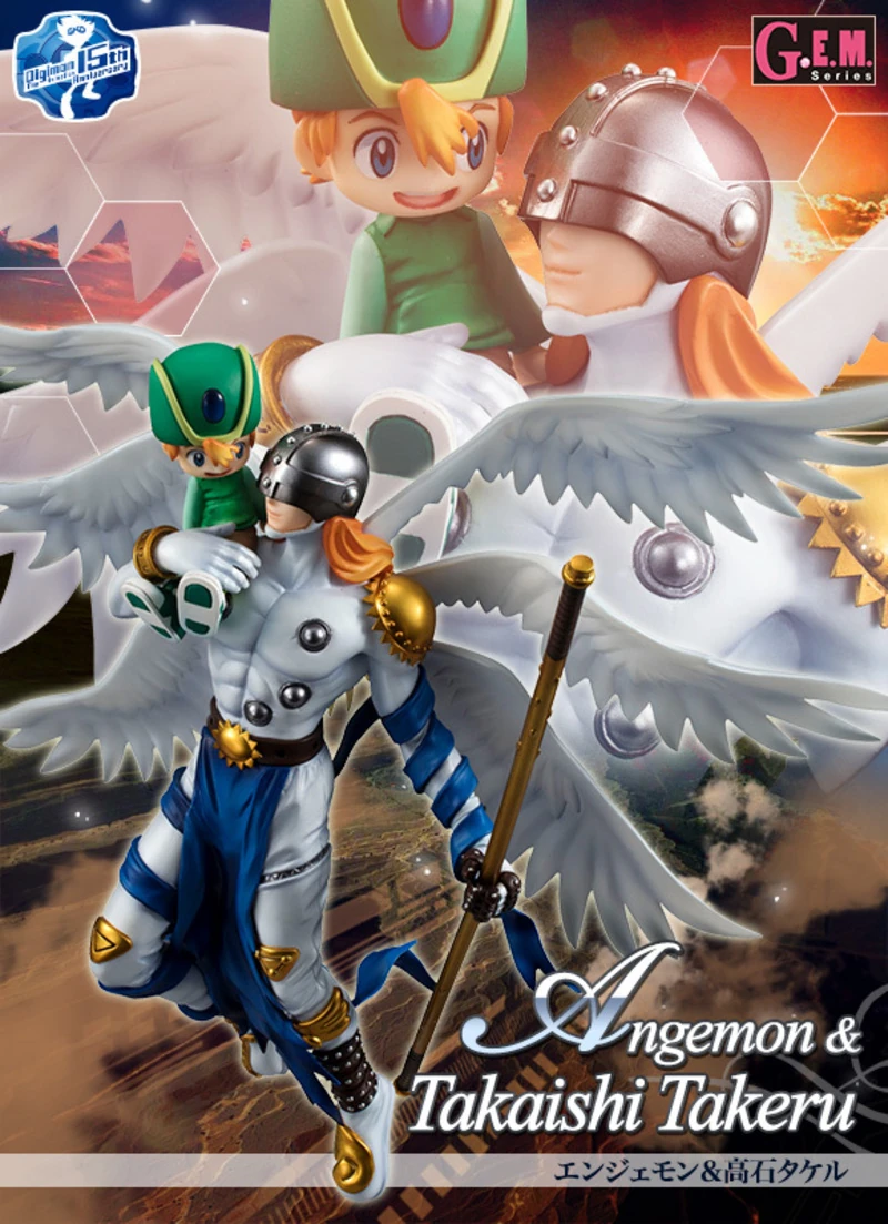 Angemon und Takeru T.K. Takaichi / Takaishi - Megahouse G.E.M. - Neuauflage