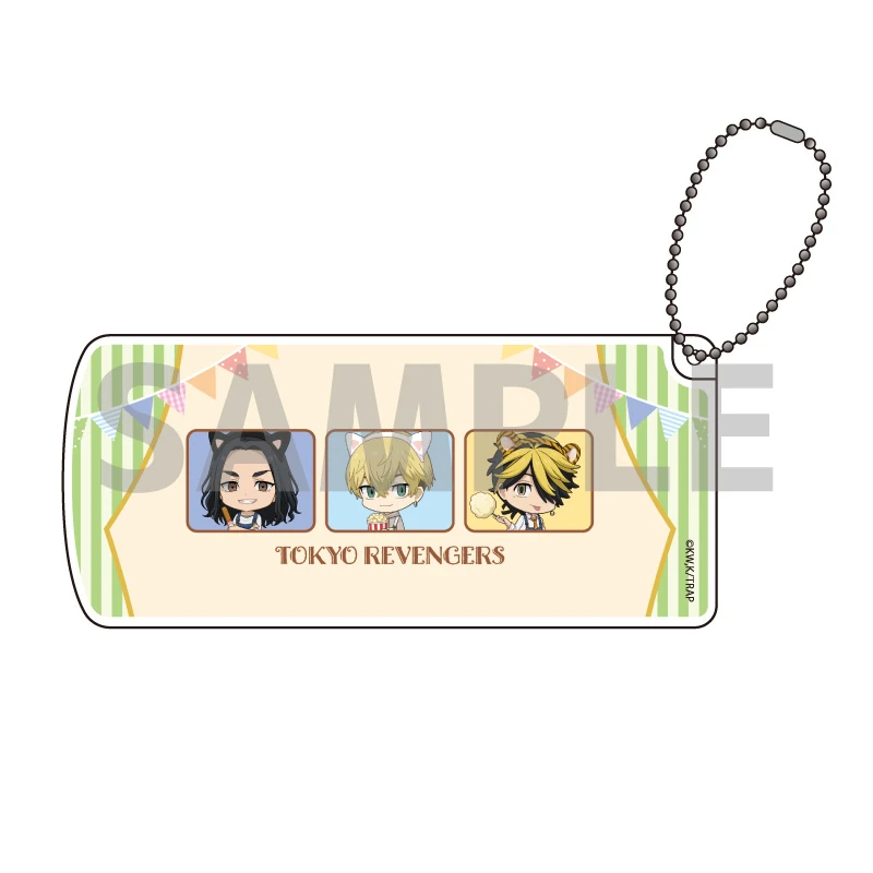 Baji, Chifuyu & Kazutora (Photo Chara) - Tokyo Revengers - Schlüsselanhänger (Slide Type Accessory Case) - A3