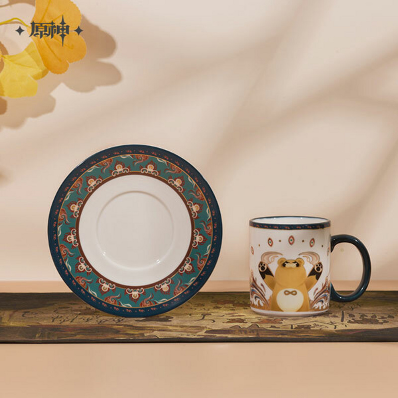 Guoba - Geschirr Set (Teller, Tasse und table mat) - Genshin Impact - miHoYo
