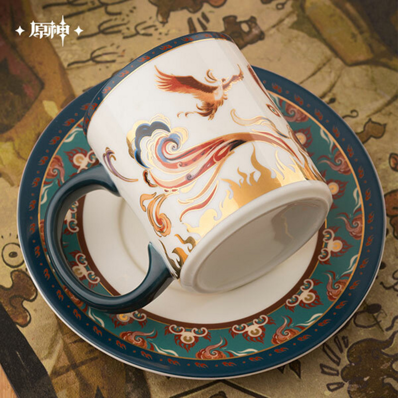 Guoba - Geschirr Set (Teller, Tasse und table mat) - Genshin Impact - miHoYo