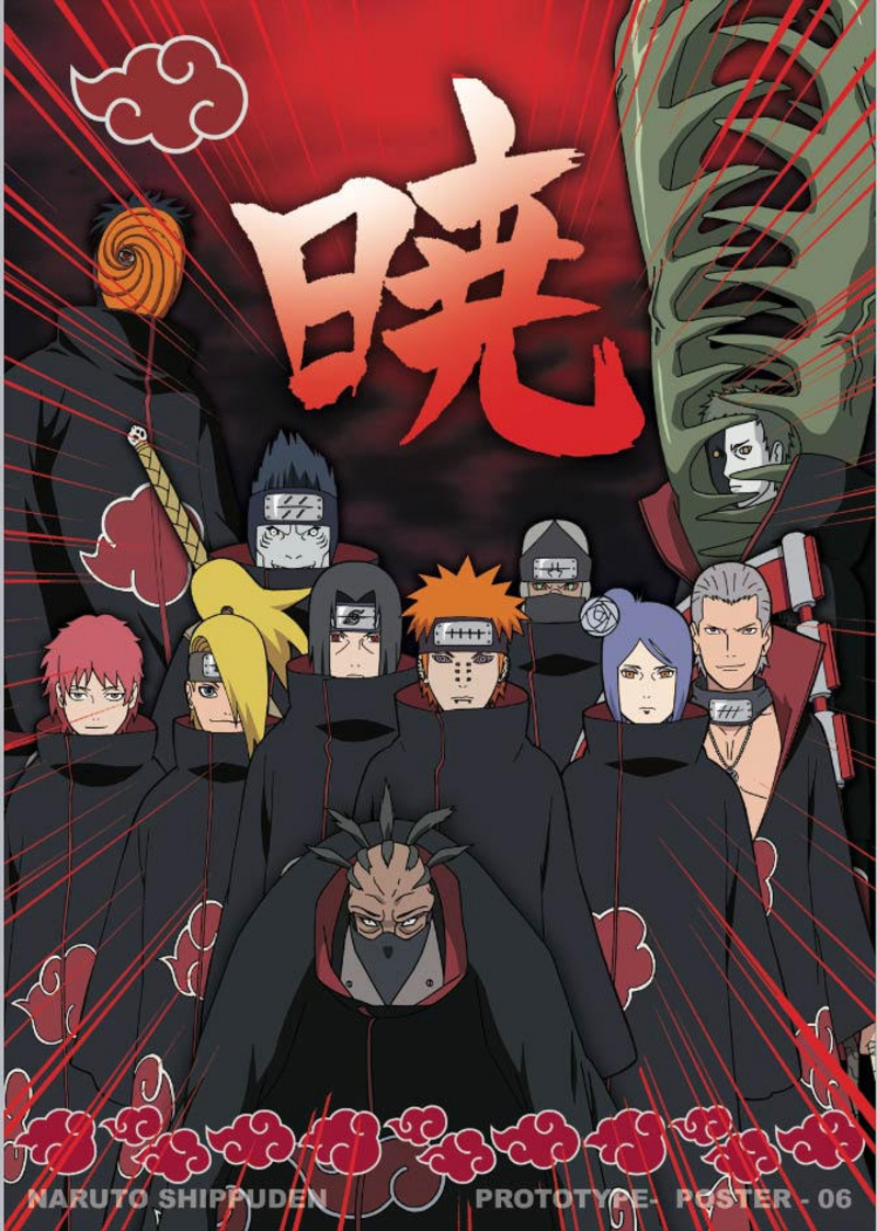 Akatsuki - Naruto Shippuden - Hochglanz Poster - SUNJA