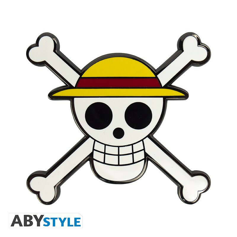 "Ruffy Skull" - Strohhutbande Emblem - Magnet - One Piece - AbyStyle