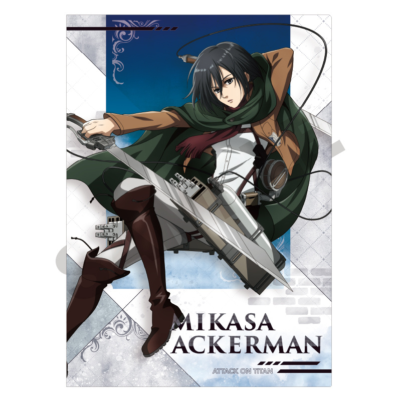 Mikasa Ackerman - Attack on Titan - Clear File / Aktenhülle - Crux