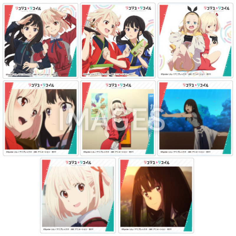 Preview: Lucky Box - Lycoris Recoil - Acryl Untersetzer - DayPRO