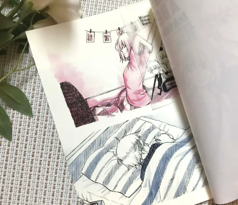 Illustriertes Kunstbuch: Morgens Mittags Abends Zine (2017) - nayght-tsuki - Einzelband