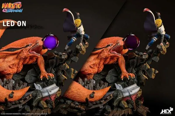 Battle of Destiny: Namikaze Minato vs Kurama - Naruto Shippuden Statue - HEX Collectibles