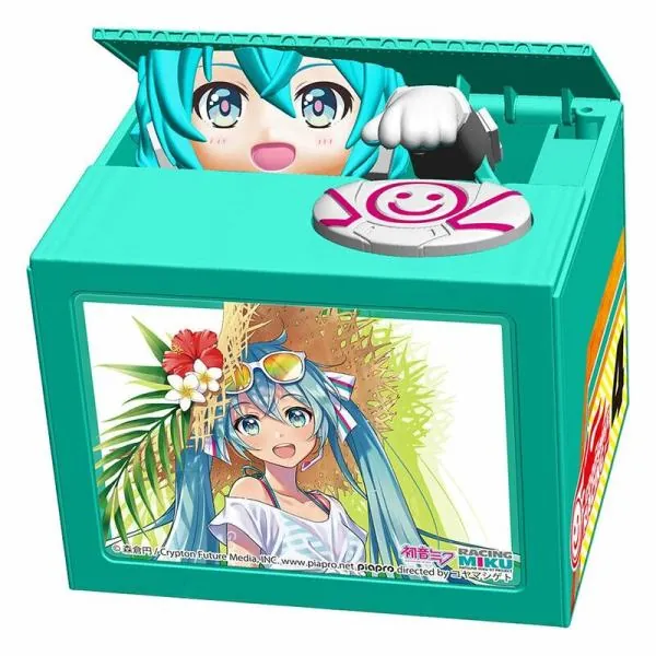 Hatsune Miku - GT Project - Racing Miku 2021 Version - Spardose Türkis (009)