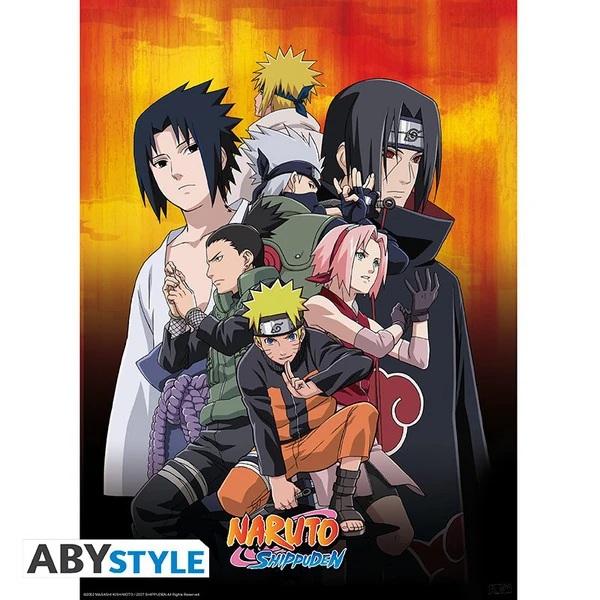 NARUTO SHIPPUDEN - Poster Set - Ninjas - AbyStyle