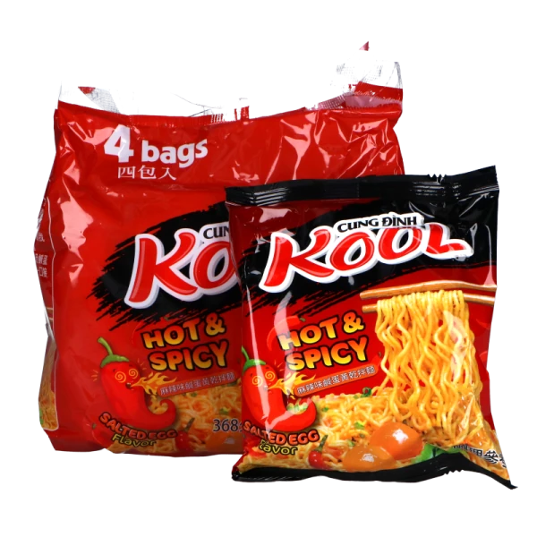 Instant-Nudeln - Spicy Salted mit leckerem Ei von KOOL