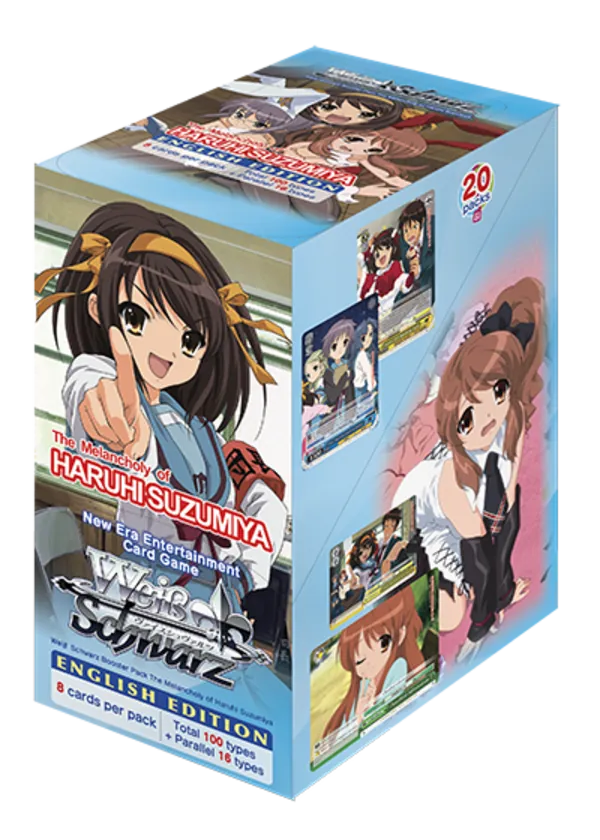 Weiss Schwarz Booster Packung -Die Melancholie der Haruhi Suzumiya (enthält 8 Karten) (englische Version)