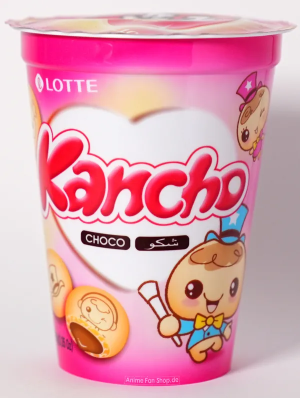 Kancho Schokokekse im Cup von Lotte