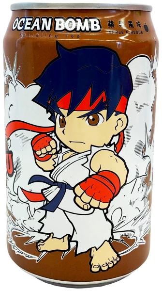 Ocean Bomb - Sparkling Tea - Apfel- Streetfighter - Ryu [EINWEG]