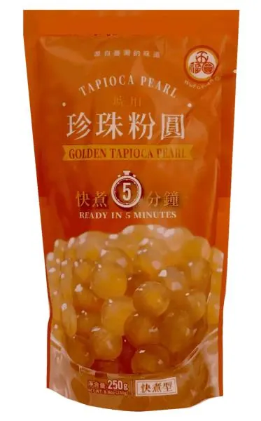 Bubble Tea Tapioka Perlen - Gold von WuFuYuan