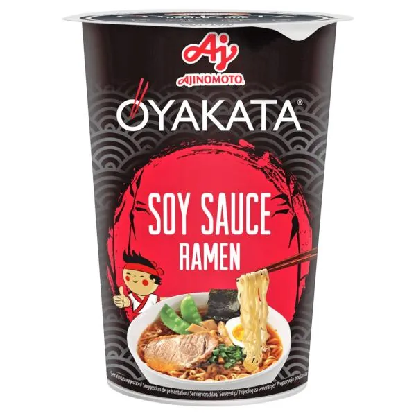 Cup-Nudeln - Oyakata Soy Sauce Ramen von Ajinomoto Cup-Nudeln - Oyakata Soy Sauce Ramen von Ajinomoto