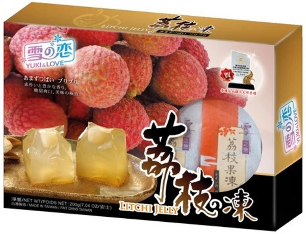 Fruchtgeele mit Litschigeschmack von YUKI & LOVE