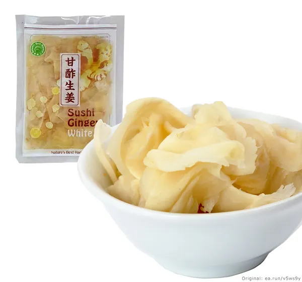 Weißer japanischer Gari -Sushi Ingwer- von Natures Best Harvest