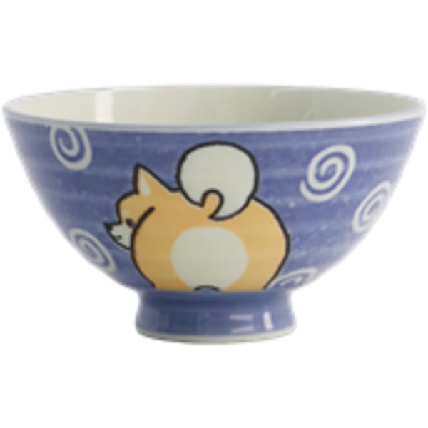 Kawaii Bowl / Schale für Reis - Shiba Blau von TOKYO Design Studio (350ml)