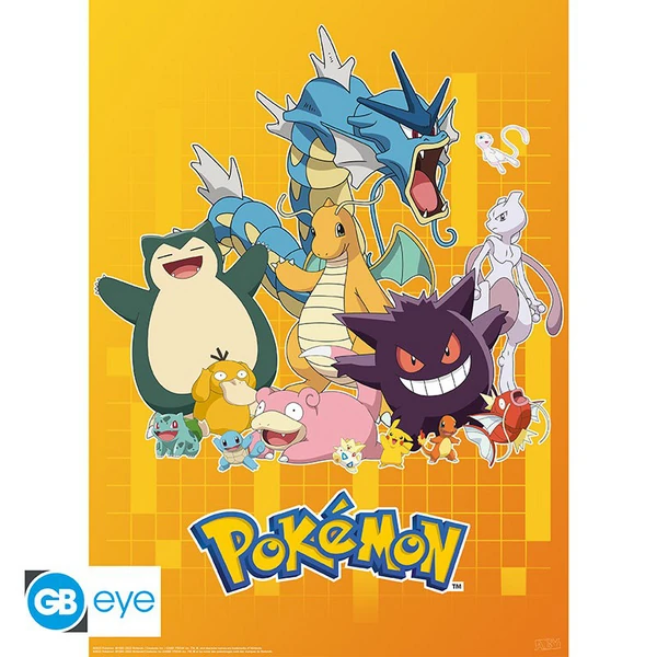 Pokémon - Chibi Poster Set - Colourful Characters - ABYStyle