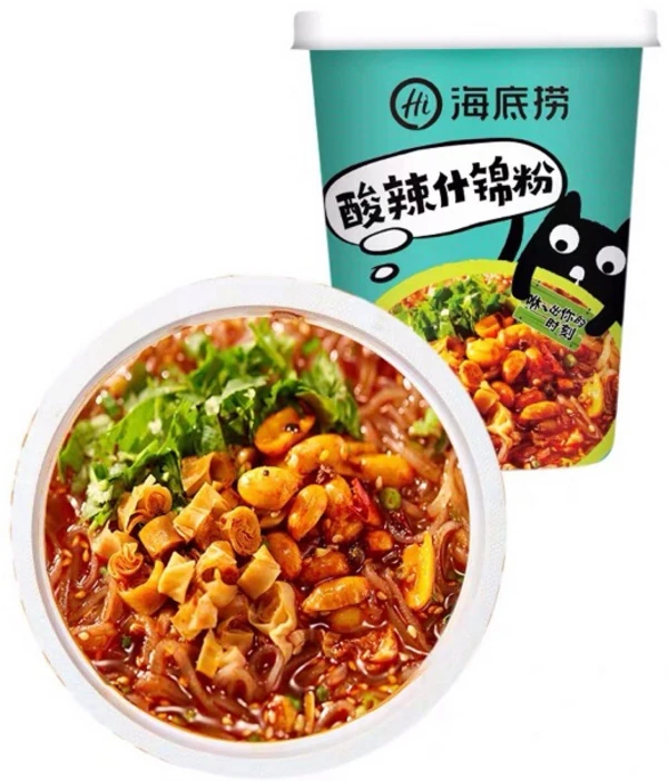 Hi Cup - Koreanische Glasnudeln mit Gemüse - sauer, scharf und würzig Hi Cup - Koreanische Glasnudeln mit Gemüse - sauer, scharf und würzig