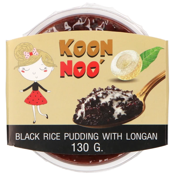 Koon Noo - Schwarzer Reispudding mit Longan von Thai Ha