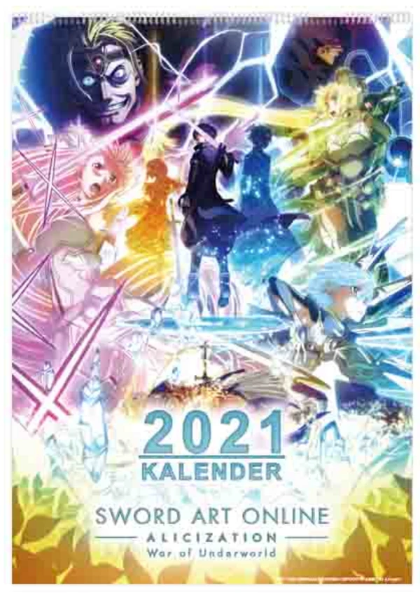 Sword Art Online - Alicization - War of Underworld - Wandkalender 2021