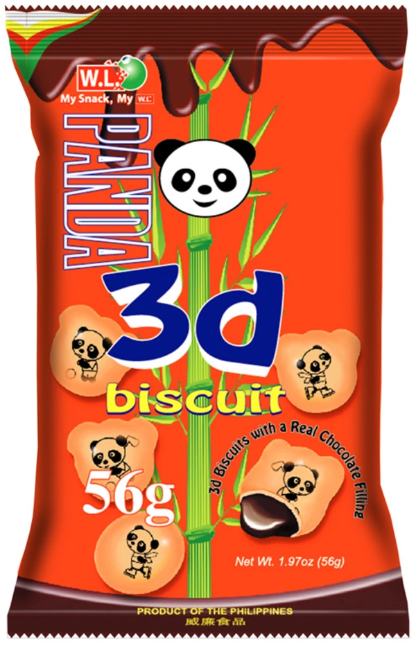 Panda Kekse mit Schokofüllung von W.L.