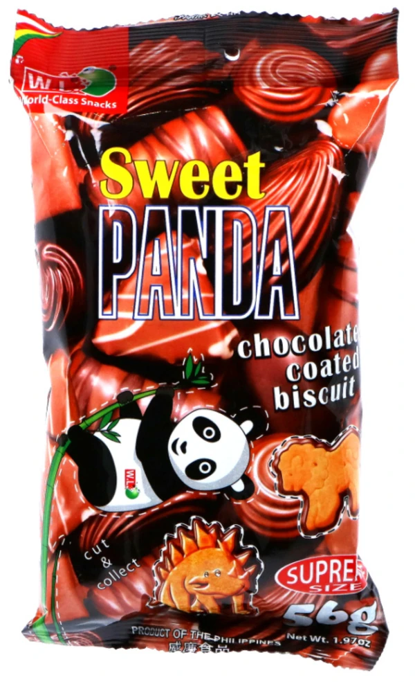 Panda Kekse mit Schokoladenüberzug von W.L.