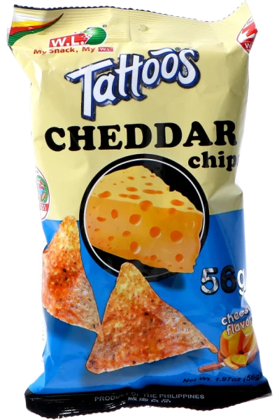 Tattoos Cheddar Tortilla-Chips von W.L.