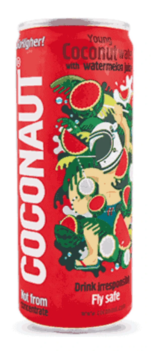 Coconaut - Kokosnusswasser mit Wassermelonensaft von GoHiger!