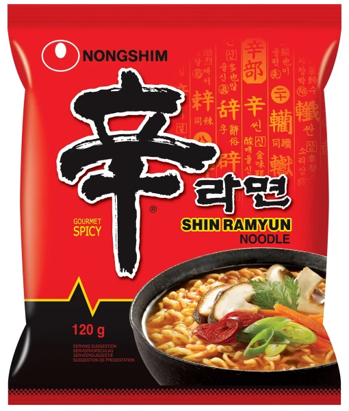Instand-Nudeln - SHIN RAMYUN Hot&Spicy von Nong Shim