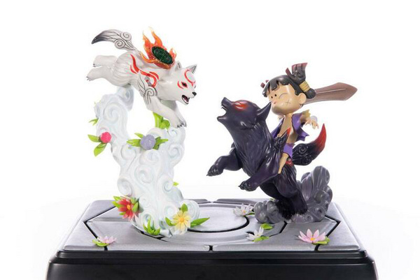 Chibiterasu vs. Dark Chibiterasu und Possessed Kuni - Okamiden - First 4 Figures