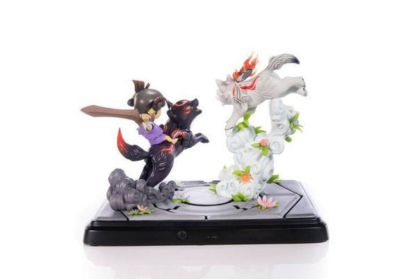 Chibiterasu vs. Dark Chibiterasu und Possessed Kuni - Okamiden - First 4 Figures