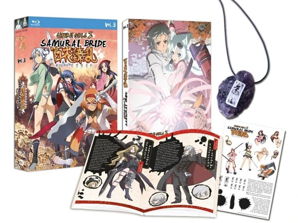 Samurai Bride (Hyakka Ryouran) - Vol. 1 bis 3 - Komplett - Blu-ray / BD