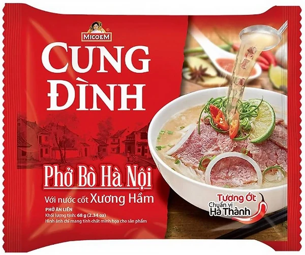 Instant-Reisbandnudeln - Pho Bo nach Ha Noi Art mit Rindfleisch von KOOL
