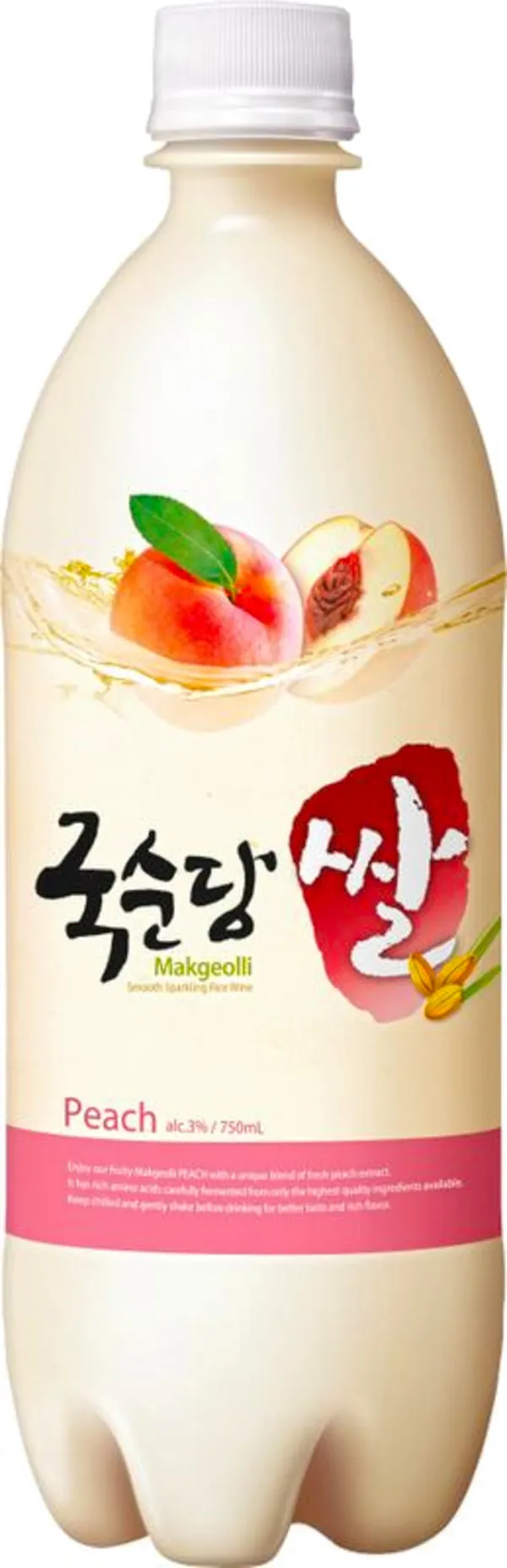 Makgeolli - Pfirsich von Kooksoondang Makgeolli - Pfirsich von Kooksoondang