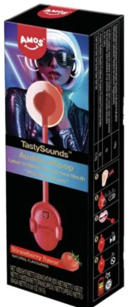 TastySounds - Lutscher mit Erdbeergeschmack und Musik - Hip Hop Musik von AMOS TastySounds - Lutscher mit Erdbeergeschmack und Musik - Hip Hop Musik von AMOS