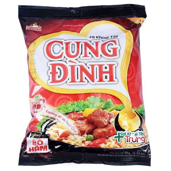 Instant-Nudeln - Rindfleischgeschmack von Cung Dinh Instant-Nudeln - Rindfleischgeschmack von Cung Dinh