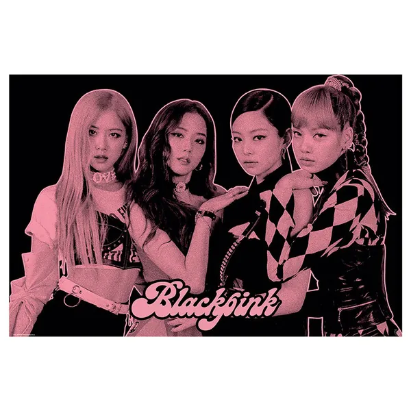 Black Pink - Gruppen Poster von GB Eye