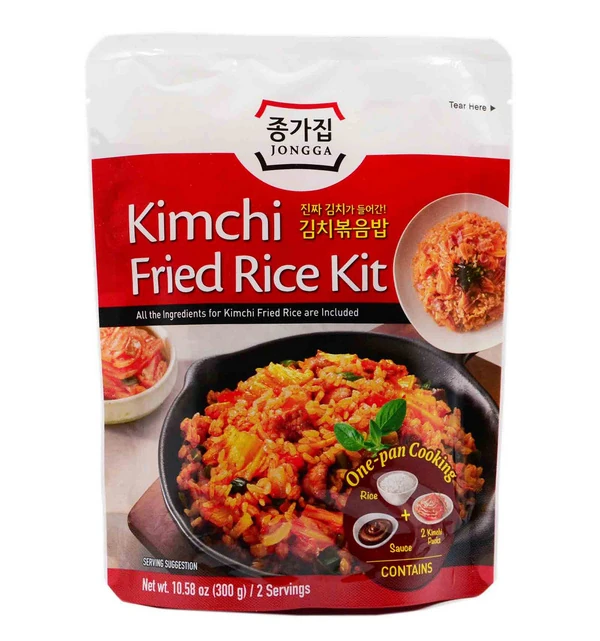 Gebratener Kimchi Reis von Jongga (2 Portionen) Gebratener Kimchi Reis von Jongga (2 Portionen)