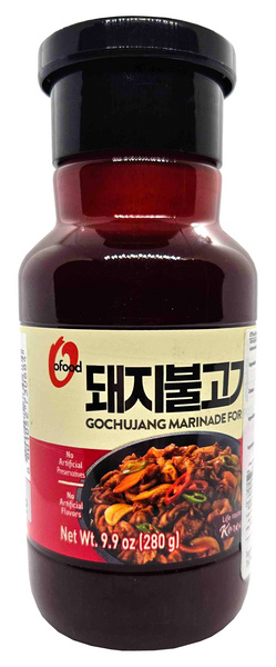 Koreanische Gochujang Bulgogi Marinade für Schweinefleisch von O'Food