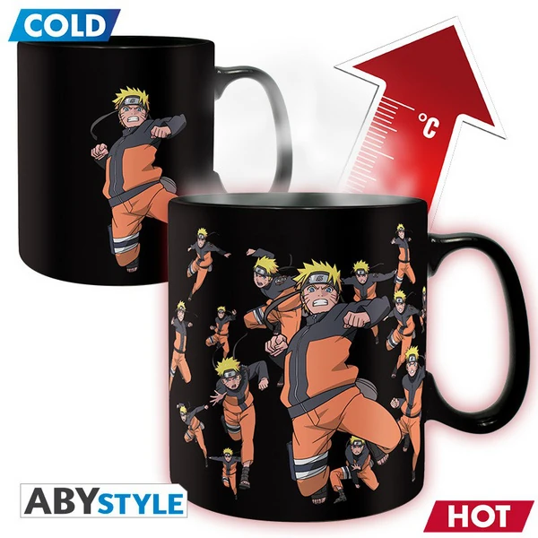 Schattendoppelgänger - Naruto Shippuden - Hot & Cold - 460 ml Farbwechseltasse von ABYStyle