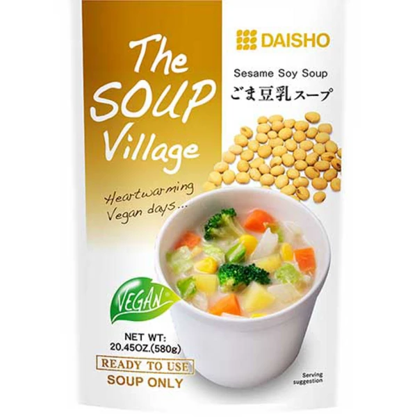Frische japanische Suppe - Sesam und Soja - The SOUP Village von DAISHO [VEGAN]