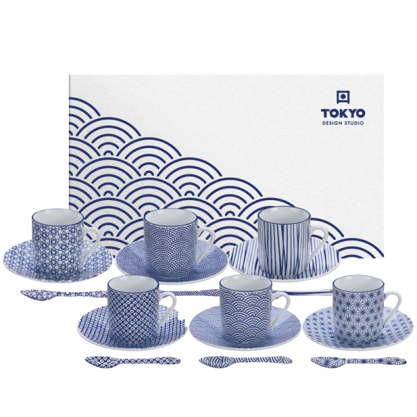 Espresso Set "Japan-Gold" von TOKYO Design Studio (80ml.)