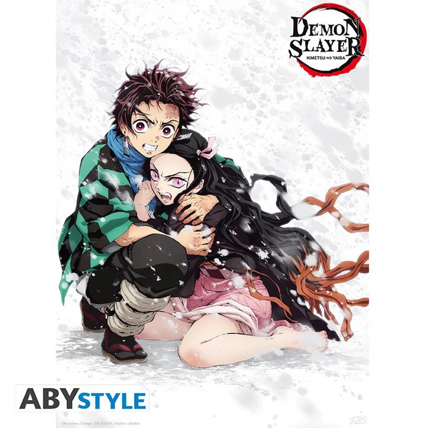 Demon Slayer - Tanjiro & Nezuko Snow Poster - ABYStyle
