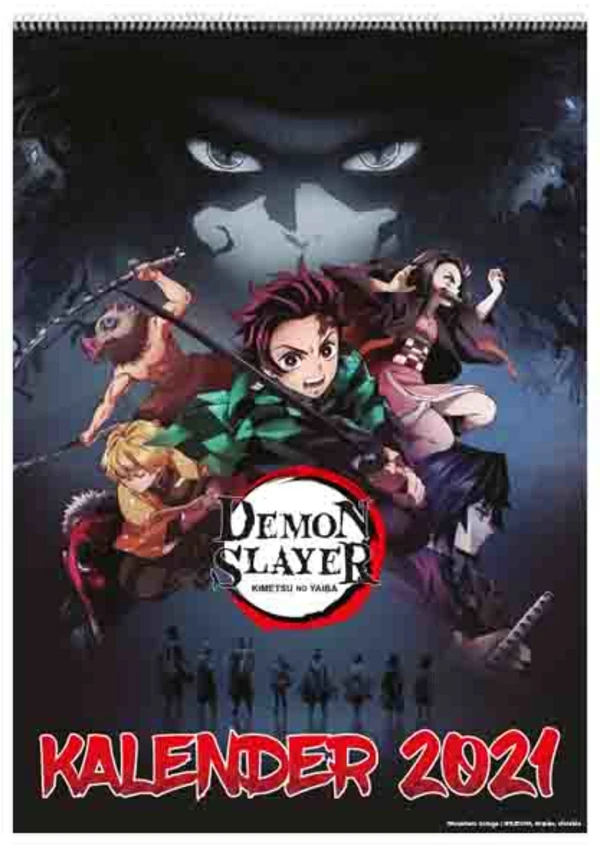 Demon Slayer - Wandkalender 2021