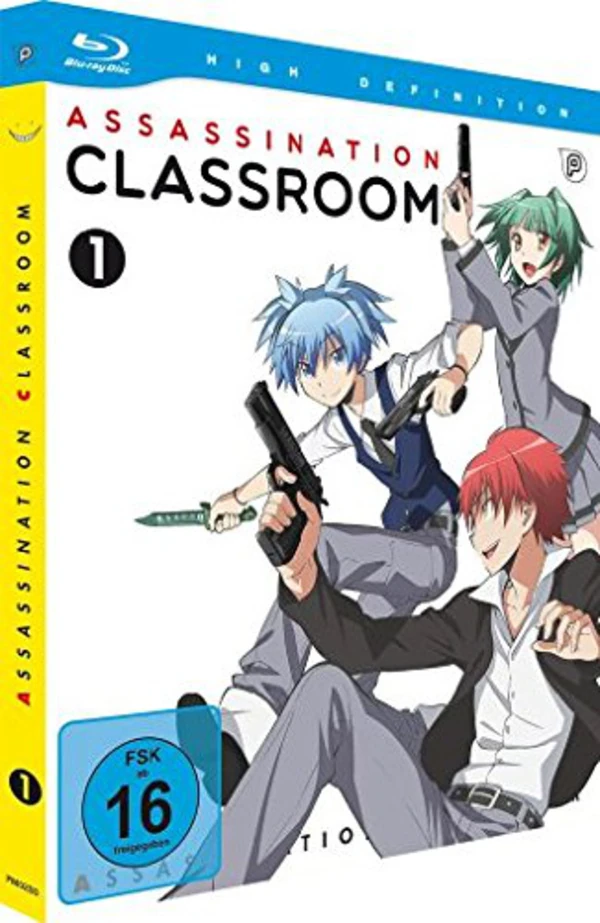 Assassination Classroom Vol.1 bis 4- inkl. Sammelschuber - BD Komplett