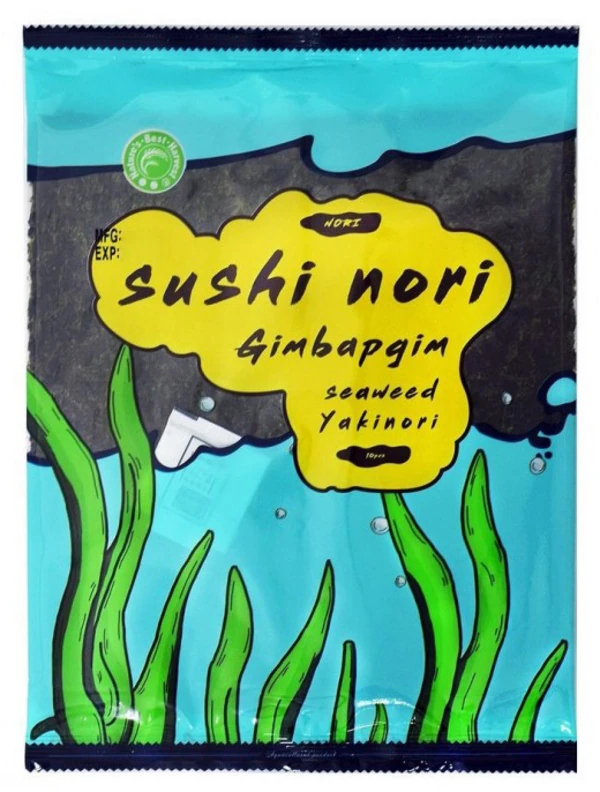  Sushi Nori Blätter 10 Stk. von Natures Best Harvest