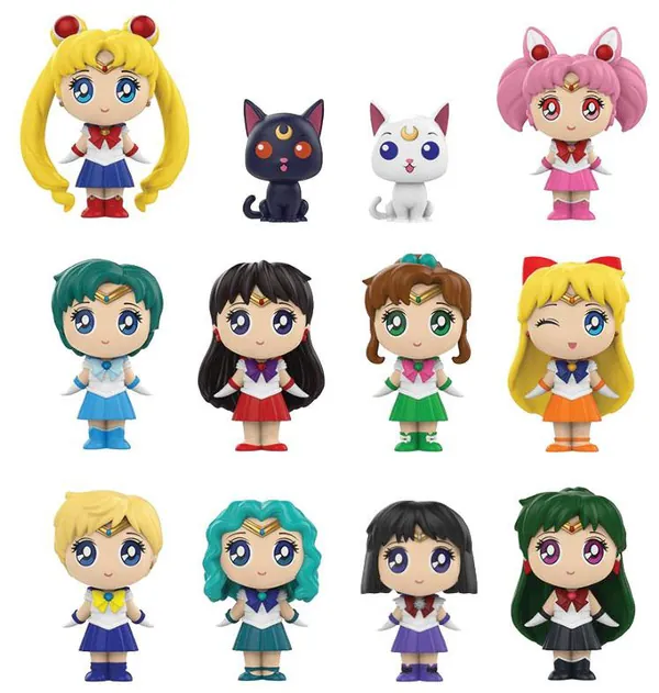 Lucky Box - Sailor Moon Mystery Minis Vinyl Minifiguren von Funko